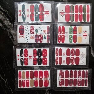 Festive Nail Wraps Set